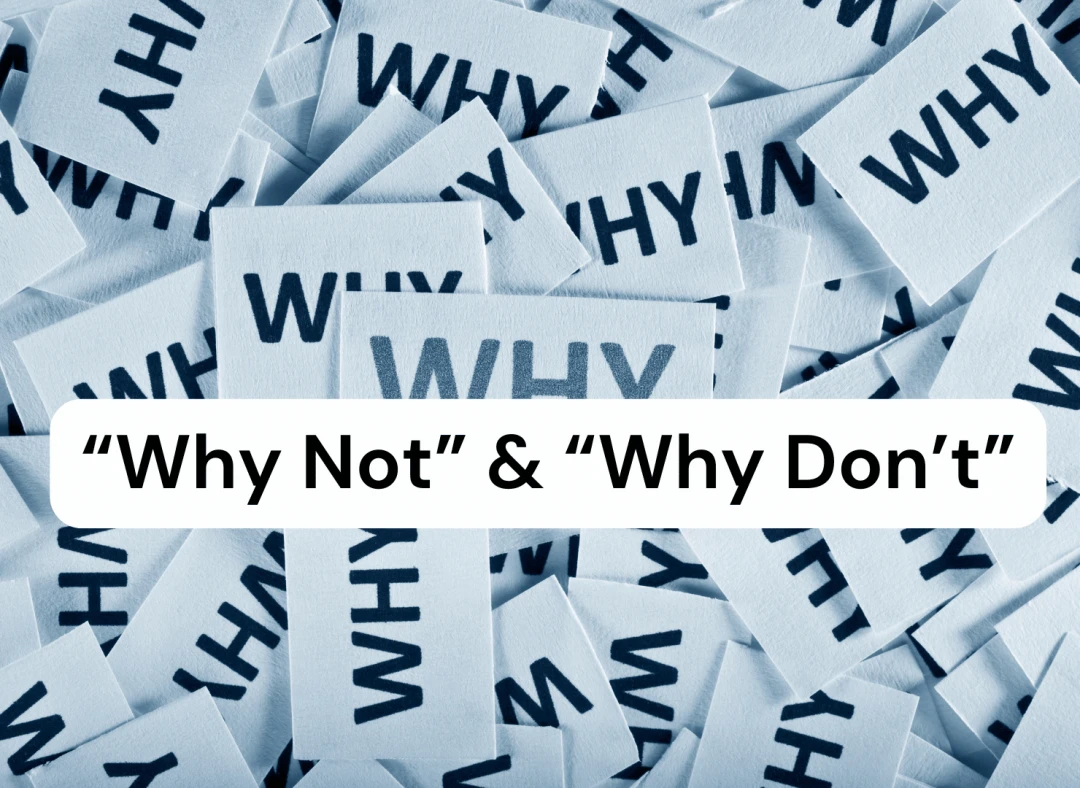 Bedanya Why Not dan Why Don’t dalam Bahasa Inggris beserta Contohnya